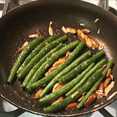 Green Beans Almondine