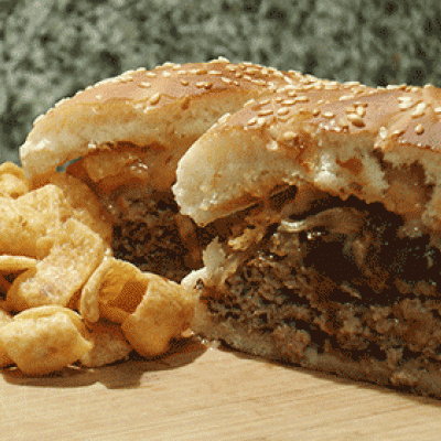 Houston Texans Queso Frito Burger