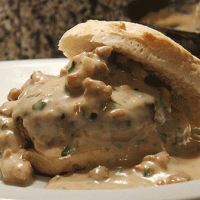 Jacksonville Jaguars Biscuits & Gravy Burger