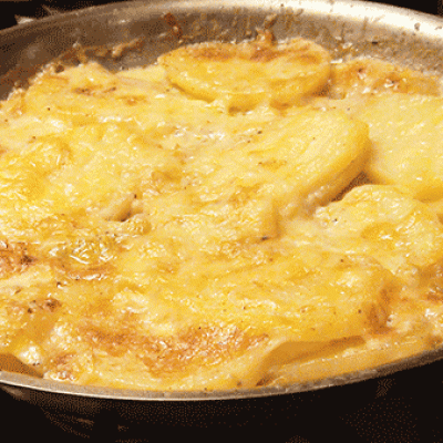 Potato Gratin with Leek