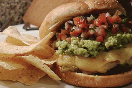 Arizona Cardinals Guacamole Burger