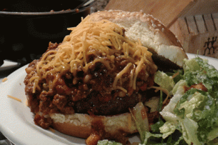 Cincinnati Bengals Chili Burger