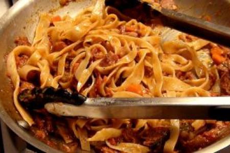 Fettucini With Pork Sugo Recipe