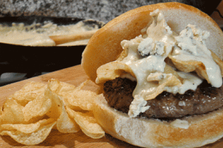 Detroit Lions Blues & Better Made Burger