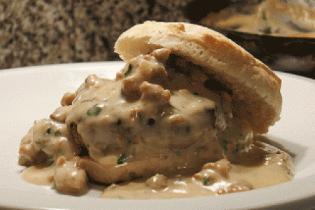 Jacksonville Jaguars Biscuits & Gravy Burger