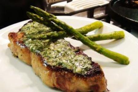 New  York Strip Steak With Blue Cheese Recipe